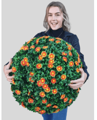 21" XL Mums Topiary Ball